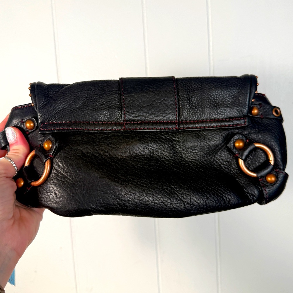 Kate Landry Clutch leather with metal grommets and accents soft NWT - Picture 2 of 9